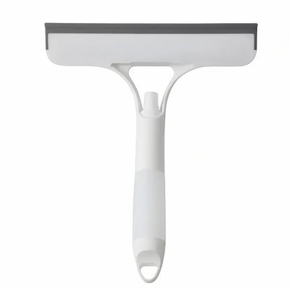 3 In 1 Window Cleaning Tool with Spray Bottle, Squeegee & Microfiber Scrubber